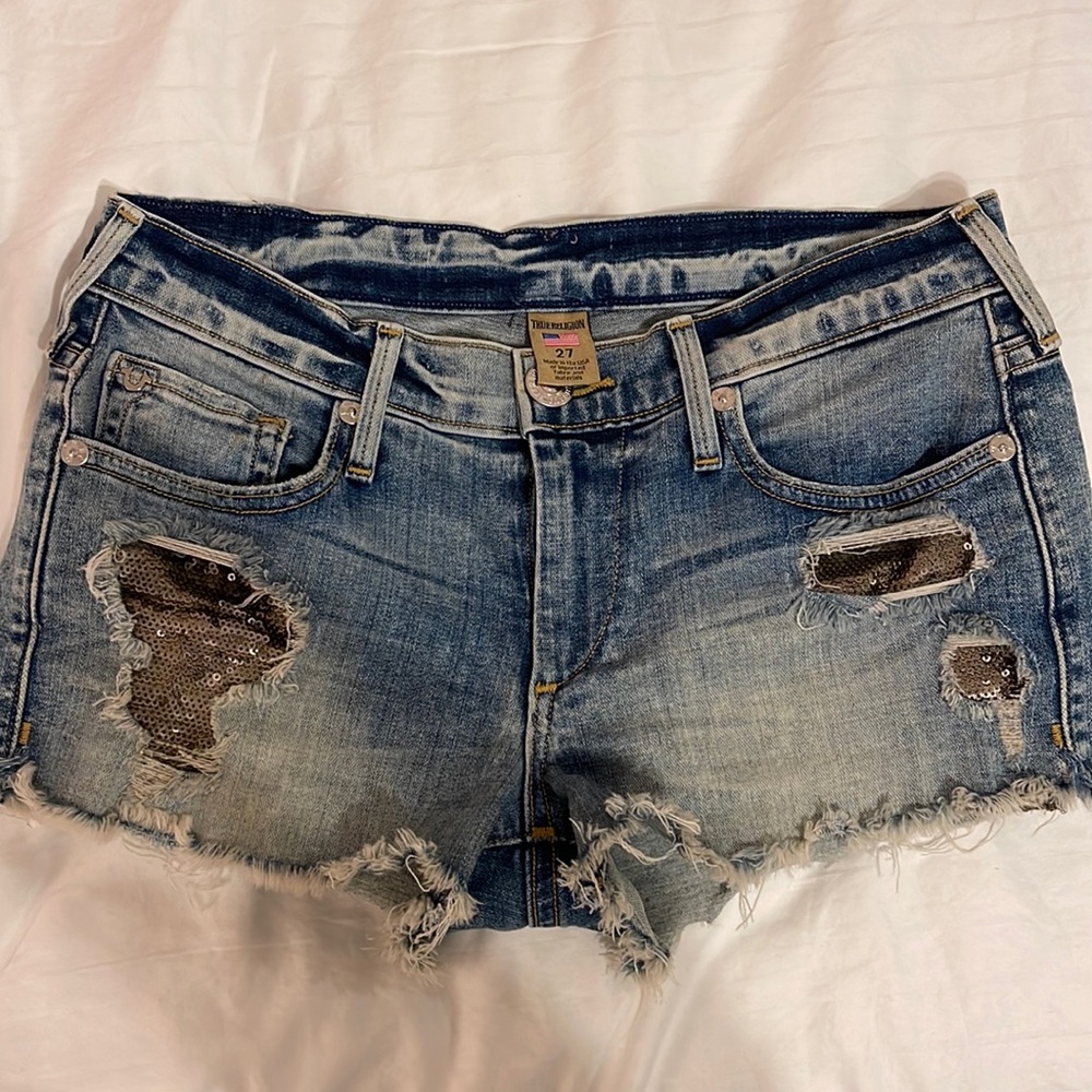 True Religion Jean shorts